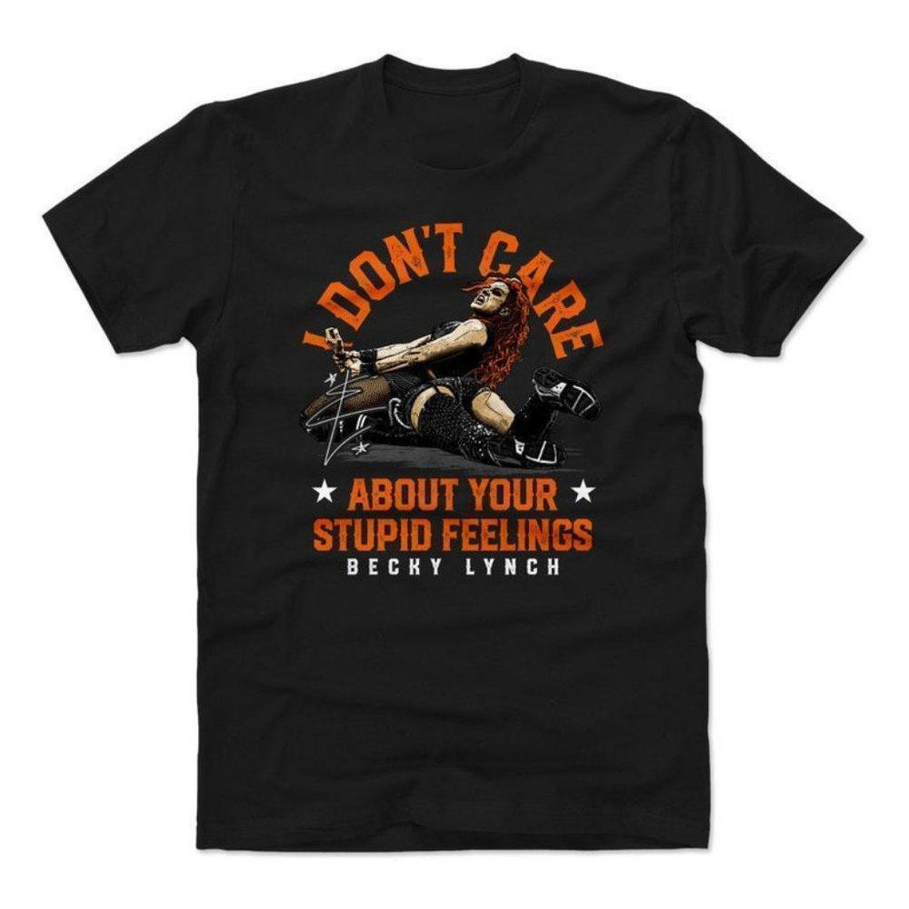 Becky Lynch Shirt, Stupid Feelings Graphic Unisex Tee For Wrestling Lovers 05